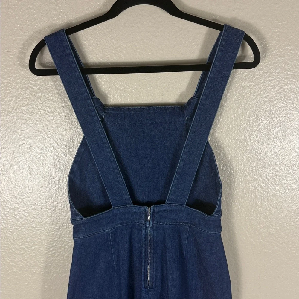 Sezane Salopette Rosalie Denim Overalls - Picture 7 of 10
